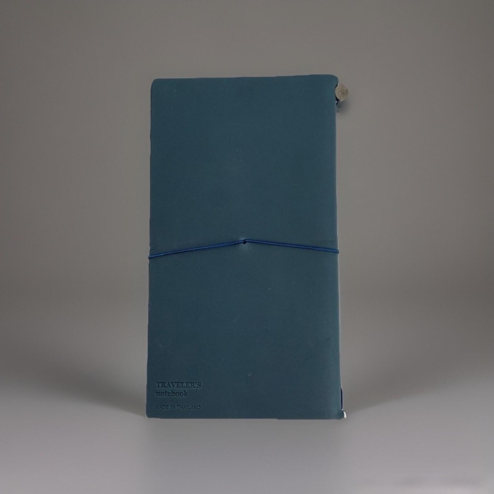 Traveler's Notebook Passport Blue Leather Cover New No Box Japan TN